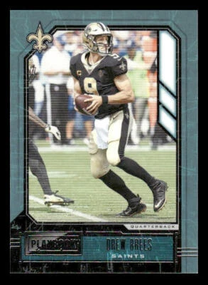 2020 Panini Playbook #84 Drew Brees New Orleans Saints - Image 1 of 2