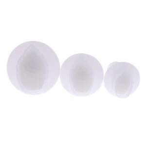 3Pcs/Set Rose Leaf Leaves Plunger Cutter Cake Fondant Decorating Sugarcraft -*- - Picture 1 of 12