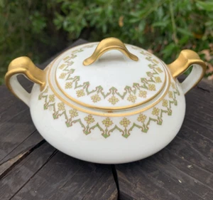 Haviland Limoges Sugar Bowl Alfred Stahel Son San Diego Cal 30452 Schleiger 570 - Imagen 1 de 7