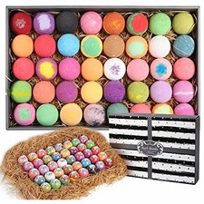 Natural Bath Bomb Gift Set. Bombs For Kids, Women " Men. Makes 2Day Ship