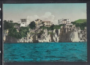 Cartolina Sant'Agnello di Sorrento Gli Alberghi sul Mare Q583 - Picture 1 of 1