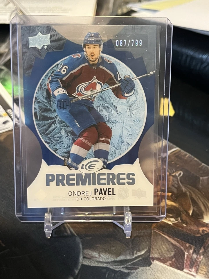 23-24 UD Ice Hockey Clear Cut Rookie Premiers 178 Ondrej Pavel /799 - Image 1 of 2