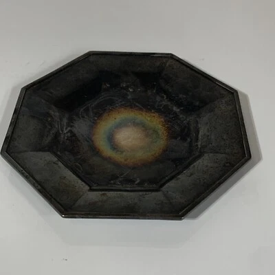 Plato de plata Wilcox International Silver Co. - Platillo 1951, pátina envejecida original Foto 1 de 3