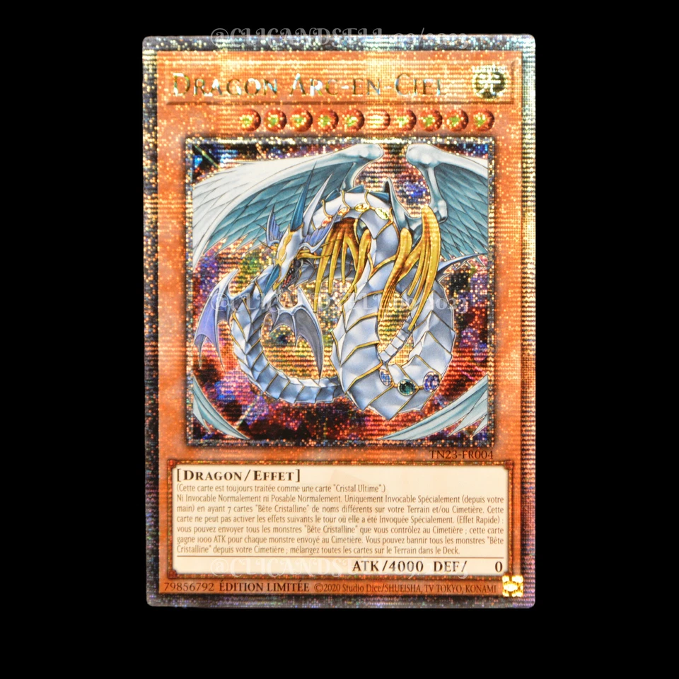 carte YU-GI-OH TN23-FR004 Dragon Arc-en-Ciel QCSE - Photo 1/1