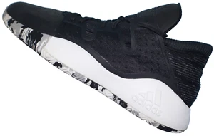 Adidas Pro Vision Men's size 10 Black &White Mid-Top Basketball Sneakers #EF0478 - Picture 1 of 7