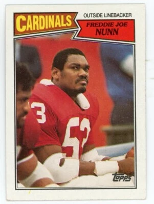 1987 Topps Football  #337 Freddie Joe Nunn  St. Louis Cardinals - Image 1 of 2