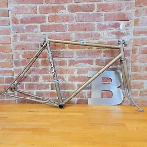 Fuji Royale Lugged CrMo Road Bike Frameset 53cm 100/120mm 27" Wheel JAPAN l8 - Picture 1 of 8