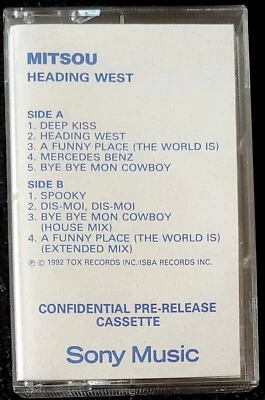 MITSOU – HEADING WEST – CASSETTE PROMO  - Image 1 of 3