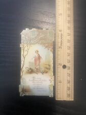 Antique Catholic Prayer Card Religious Collectible 1890's Holy Card