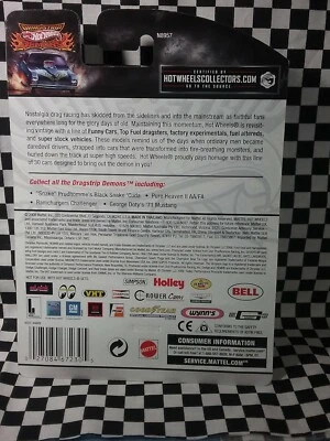 Hot Wheels TIRA DE ARRASTRE "DEMONIOS" SERPIENTE Don Prudhommes Black Snake CUDA1:64 Foto 1 de 4