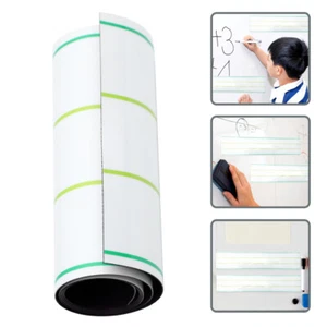 Alphabet Teaching Card Ruled Sentence Strips Magnetic Whiteboard Magnets - Picture 1 of 12
