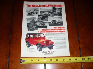 1976 JEEP CJ-7 - ORIGINAL AD - Picture 1 of 2