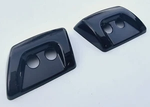 Gloss black washer jet sprayer covers for Land Rover Discovery 3 LR3 2004-2009 - Picture 1 of 5