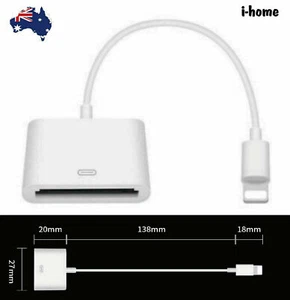 Adaptador de 30 pines hembra a 8 macho para iPhone 7-13 iPad iPod Best Presents2 - Imagen 1 de 5