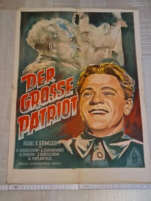 Orig. Filmposter Der grosse Patriot - 1949 Sovexportfilm - 59x43cm - Bild 1 von 3