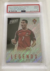 2017 Cristiano Ronaldo Panini National Convention Legends Rapture /99 Psa 9 - Picture 1 of 2