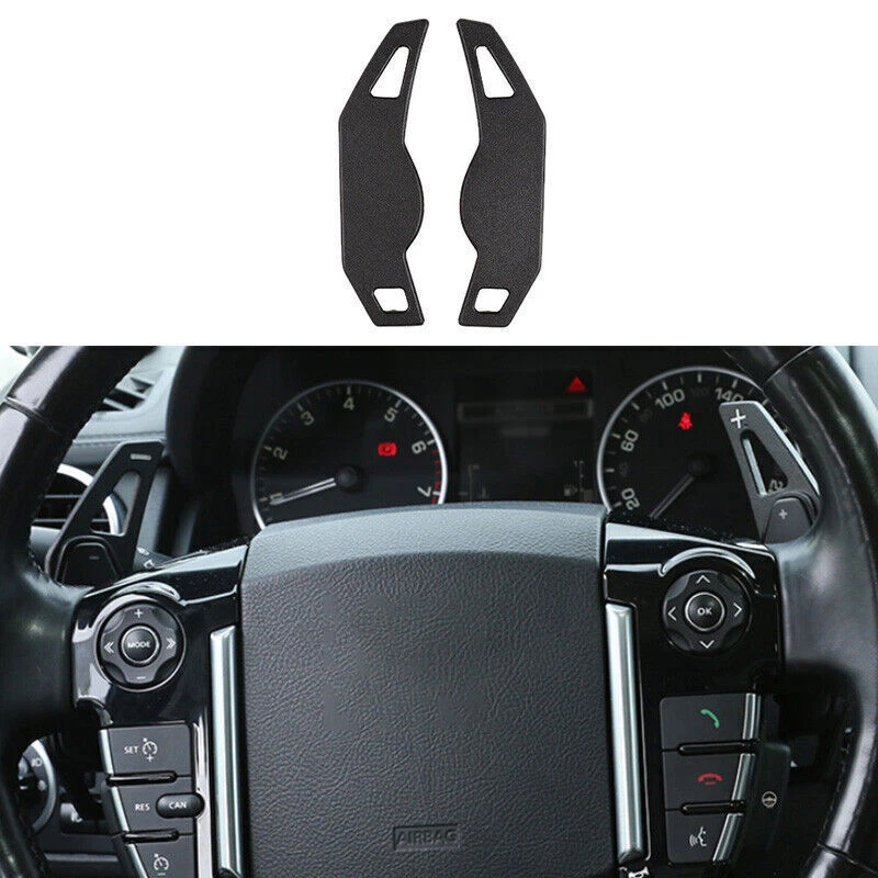 Palanca de cambios negra para volante Land Rover Discovery 4 2010-2016 Foto 1 de 4