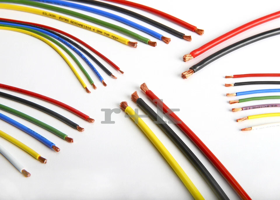 Silikonkabel hochflexibel, extra geschmeidig, 0,25², 0,5², 0,75² & 1mm² Silicon - Bild 1 von 1