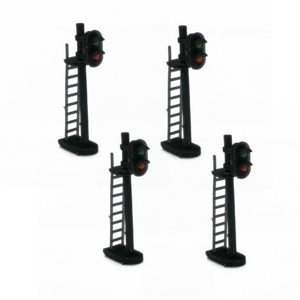 Outland Models Modelleisenbahn Blocksignal x4 (nicht elektrisch) Spur Z - Bild 1 von 3
