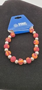 Virginia Tech Hokies Pine Sports Handmade Clay Bead Stretch Bracelet, VT Fan - Bild 1 von 4