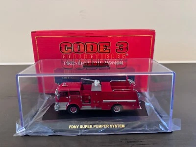 1/64 Code 3 FDNY Mack- Super Pumper System- Satellite #1 - Image 1 of 4