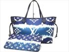 Louis Vuitton M45128 Monogram Escal Neverfull Mm Tote Bag Blue 240127t