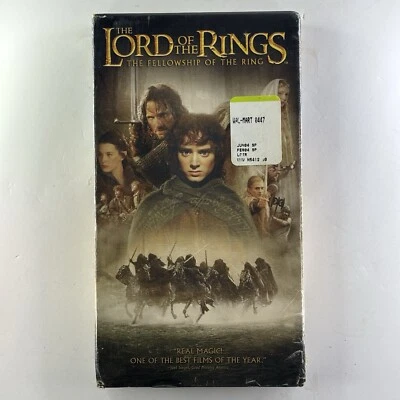 The Lord of the Rings Fellowship of the Ring 2002 VHS Sealed - Image 1 of 2