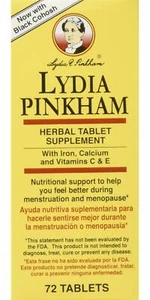 Lydia Pinkham Herbal Supplement Tablets For Menstruation And Menopause Support, - Picture 1 of 7