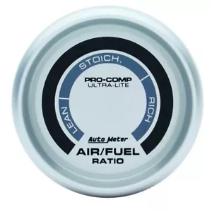 Auto Meter Air/Fuel Ratio Gauge Ultra-Lite Narrowband O2 Lean Rich AFR 2-1/16" - Afbeelding 1 van 1