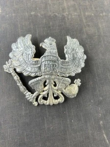Pickelhaube/Spiked Helmet-Grey E.M. Prussian Frontplate-Reproduction-Buy it Now - Picture 1 of 3
