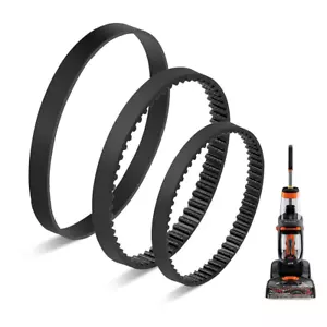 Belt Set for Bissell Proheat 2X Revolution Pet Carpet Cleaner Models 1548, 15... - Picture 1 of 8