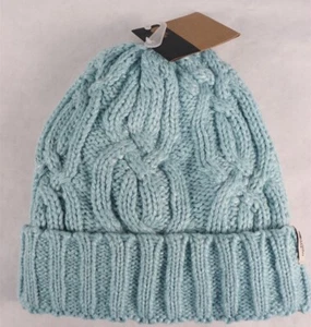 The North Face Youth Girls Y Cable Minna Beanie Windmill Blue One Size $32 New - Picture 1 of 3