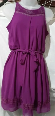 Amy Byer Peeble Georgette talla 16 Foto 1 de 4