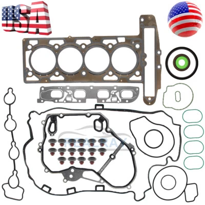 Juego de juntas de culata y sellos HS54874 para GMC Terrain Chevrolet Equinox 2010-2012 2,4 L Foto 1 de 4