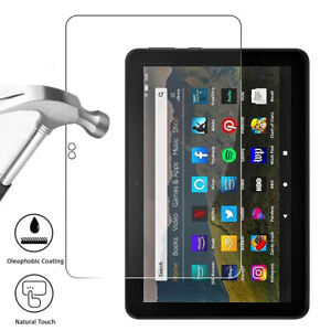 Amazon Fire HD 8/8 Plus (10th/12th) Tablet Tempered Glass Screen Protector Cover