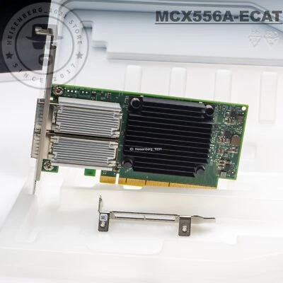 MCX556A-ECAT Mellanox ConnectX-5 VPI Adapter Card EDR IB 100GbE Dual-Port QSFP28 - Image 1 of 4