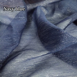 Glitter Sheer Crepe Chiffon Fabric Lightweight Thin for Hanfu Costume By Metre - Picture 1 of 19
