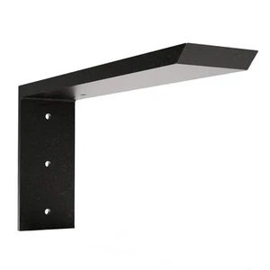 THE ORIGINAL GRANITE BRACKET 2.5 in. x 0.5 in. x 12 in. Black American Steel L - Picture 1 of 9