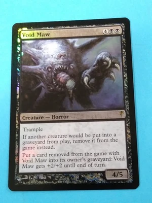 Magic the Gathering Coldsnap - VOID MAW - Black Rare FOIL  Creature Horror  NM - Image 1 of 2