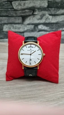 Maurice Lacroix Les Classiques Day - Date | Gold | Leder | Saphirglas | Int. 99 - Bild 1 von 4