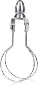 Lamp Shade Harp Holder Adapter kit - Clip on Lampshade Light Bulb With Nickel - Picture 1 of 6