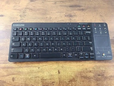 Samsung Smart TV Touchpad Wireless Keyboard VG-KBD2000 Powers On NotFullyTested - Image 1 of 4