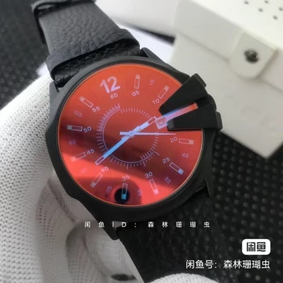 Diesel Master Chef 男式 DZ-1657 Iridiscente 表盘 45 毫米皮革石英表  Foto 1 de 4