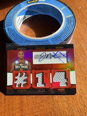 Topps Triple Threads Jameer Nelson 2007 RPA/36 SSP - Orlando Magic Foto 1 de 3
