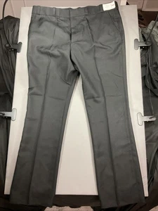 Uniforms Today NWT Men’s Pants Black Waist 46 Unhemmed Style 01BK - Picture 1 of 7