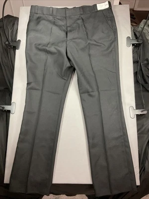 Uniforms Today NWT Men’s Pants Black Waist 46 Unhemmed Style 01BK - Image 1 of 4