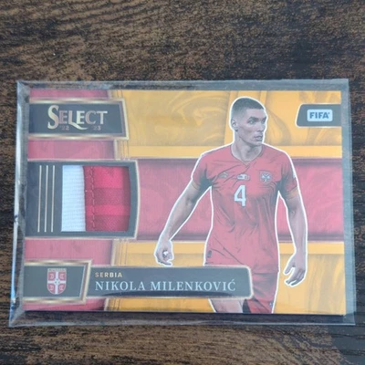 Nikola Milenkovic Patch /10 | Panini FIFA Select 2022-23 | Serbia & Nottingham F - Image 1 of 4