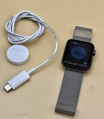 Apple Watch Series 3 GPS+Cellular 42mm Silver Aluminum Case - very good 👍 - Image 1 of 4