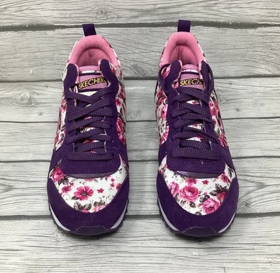 Skechers OG 85 Hollywood Rose Women's Size 7 Hidden Heel Wedge Sneakers Pink - Image 1 of 3