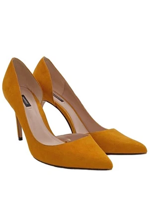 MANGO Zapato Tacón Mujeres Tacones Talla EU 39 naranja claro elegante - Imagen 1 de 4